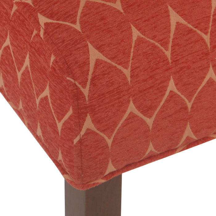 Parker Accent Chair with Pillow - Textured Melon
