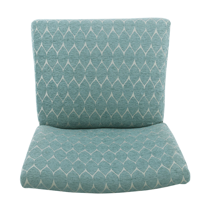 Parker Accent Chair with Pillow - Textured Teal